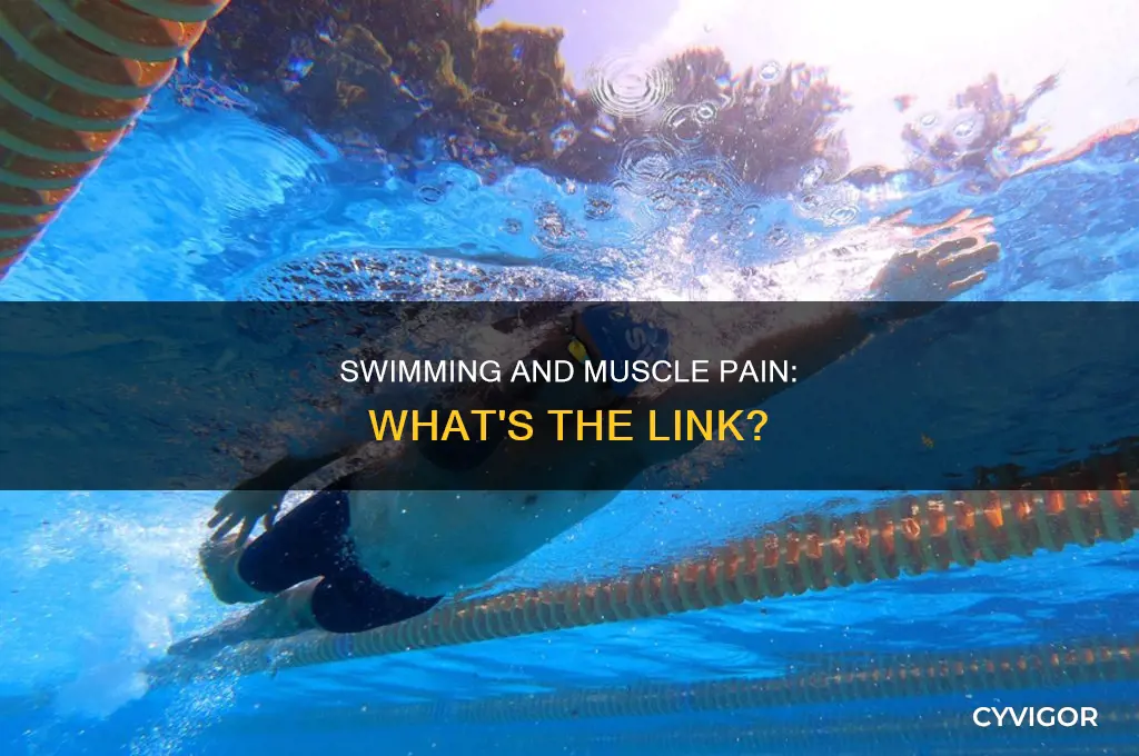 can swimming cause muscle pain