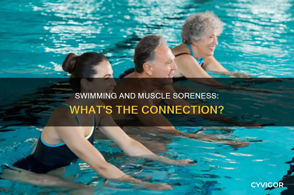 can swimming cause muscle soreness