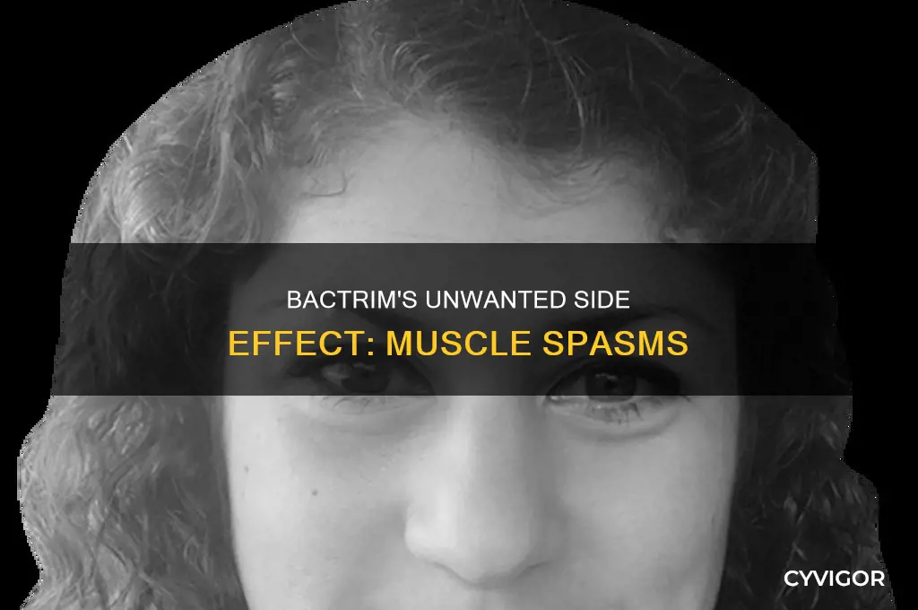 can take bactrim cause muscle spasm
