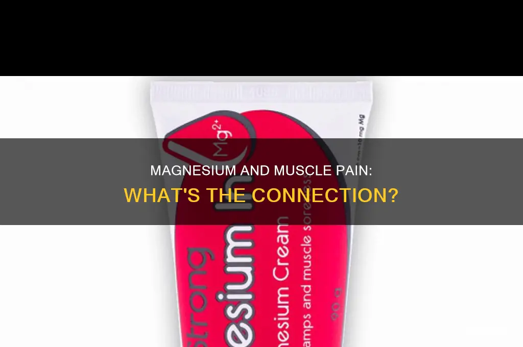 can taking magnesium cause muscle joint pain