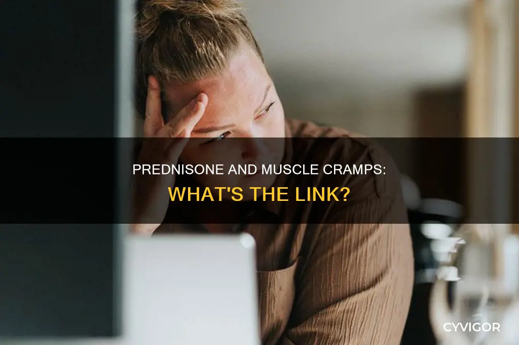 can taking prednisone cause muscle cramps