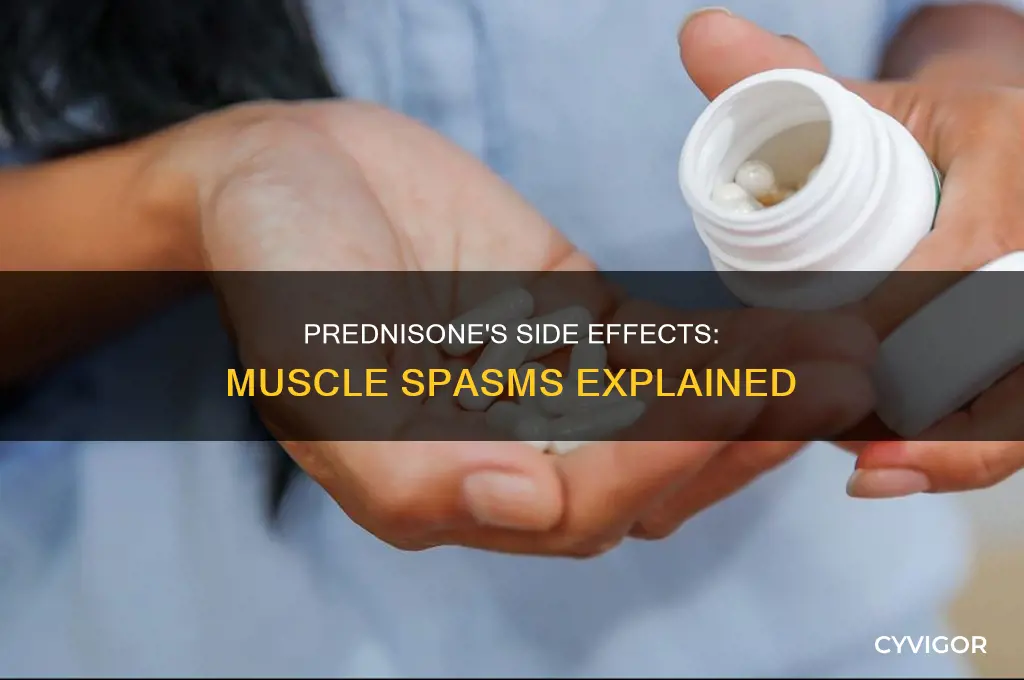 can taking prednisone cause muscle spasms