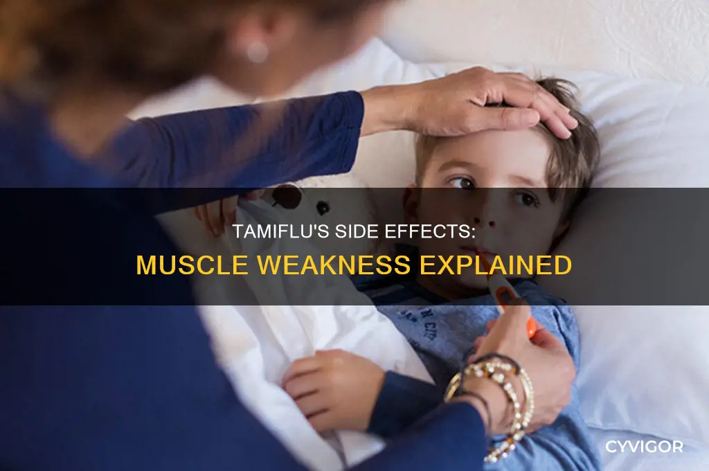 can tamiflu cause muscle weakness