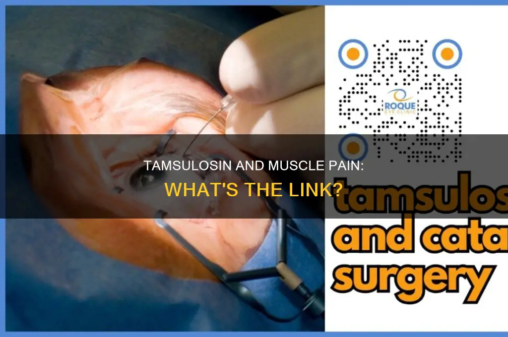 can tamsulosin cause muscle pain