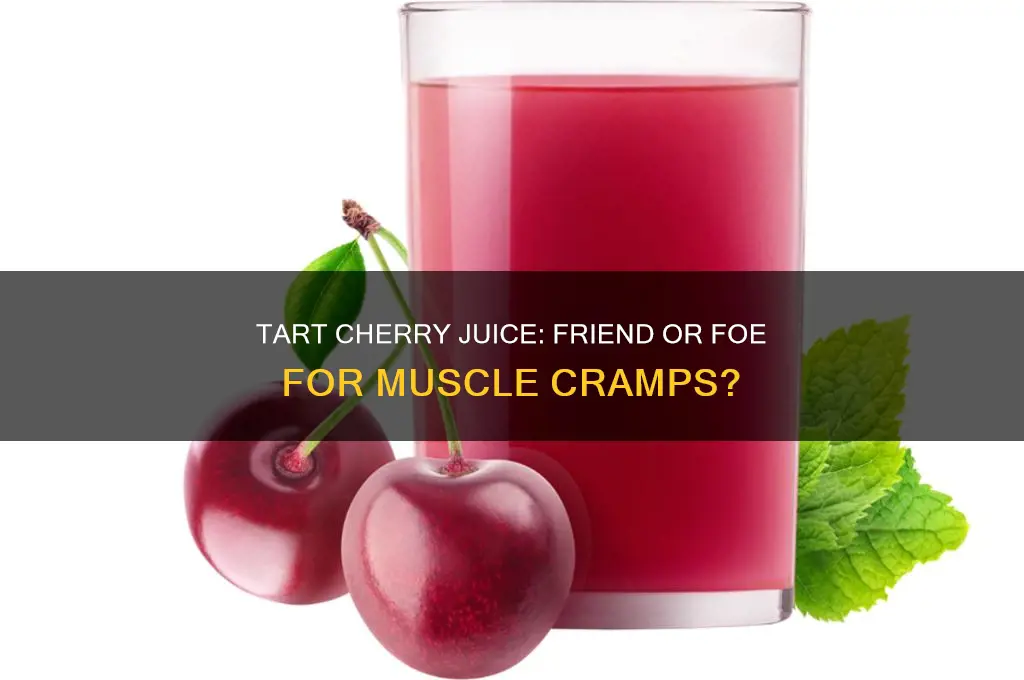 can tart cherry juice cause muscle cramps
