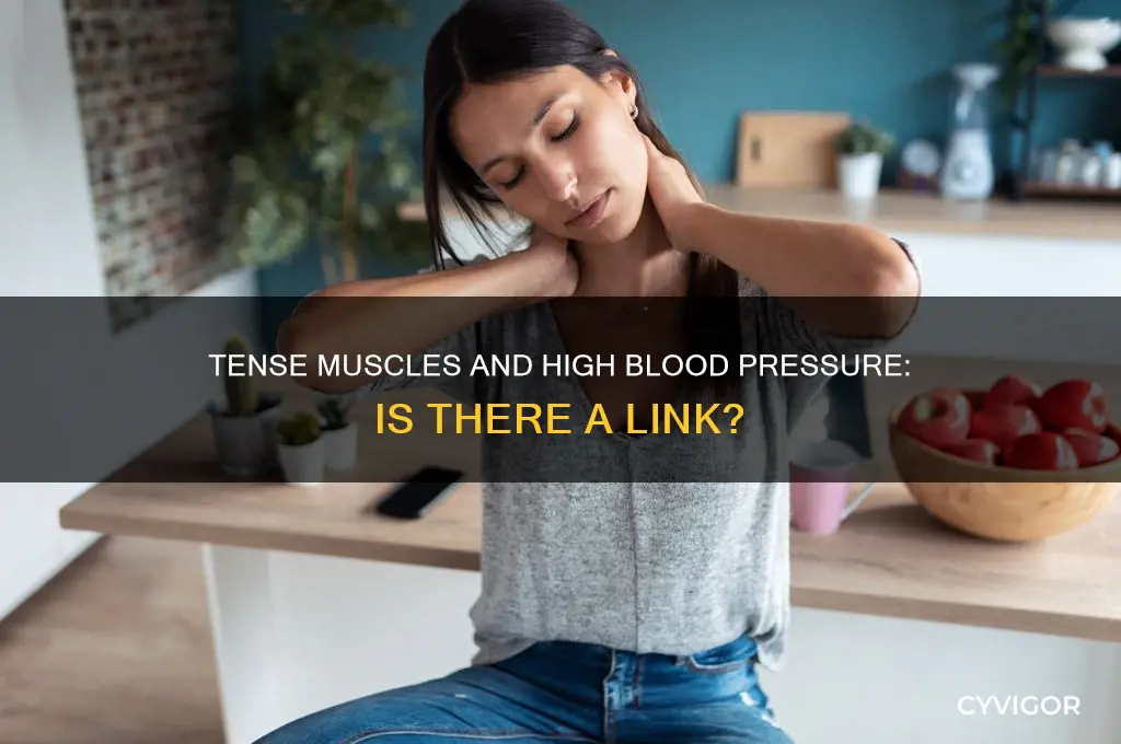 can tense muscles cause high blood pressure
