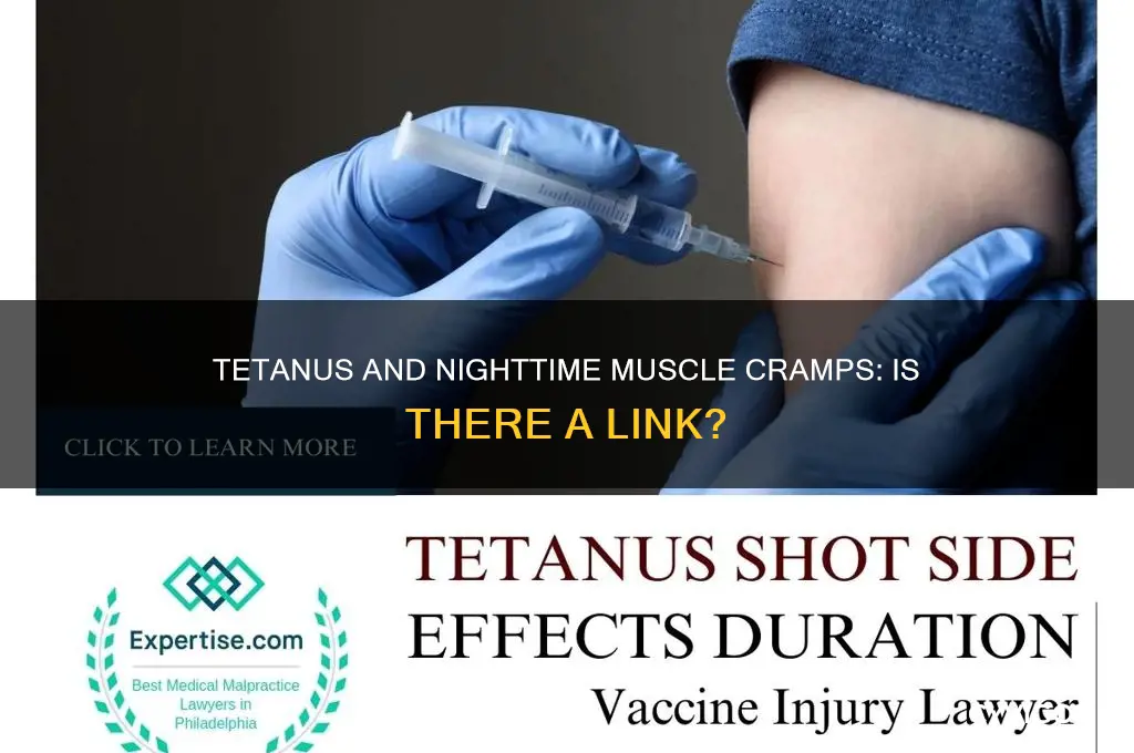 can tetanus cause nighttime muscle cramps