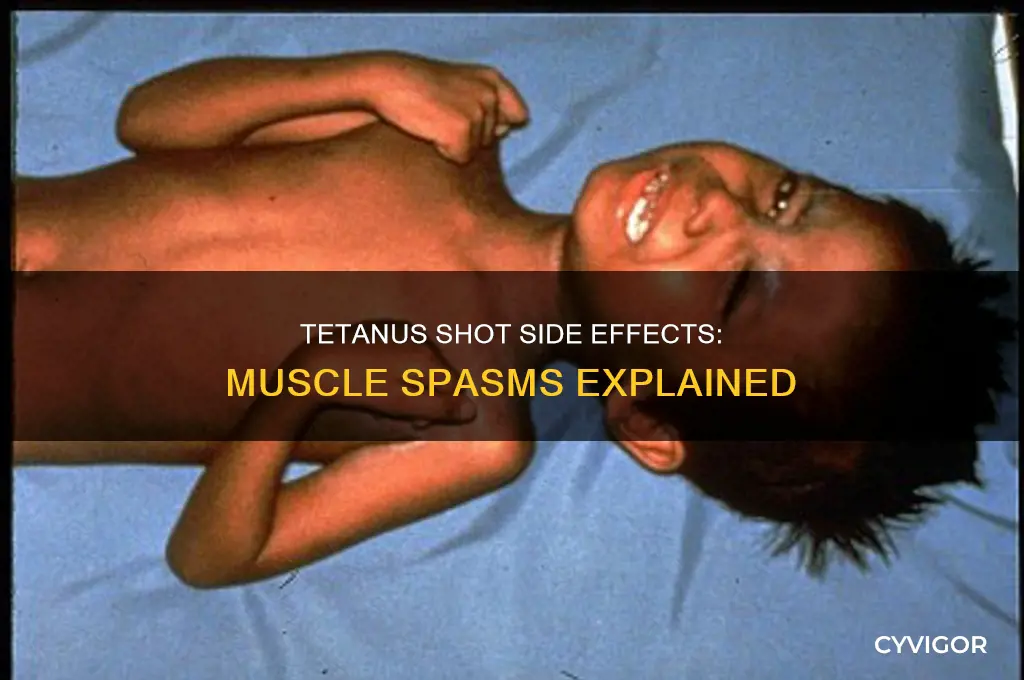 can tetanus shot cause muscle spasms