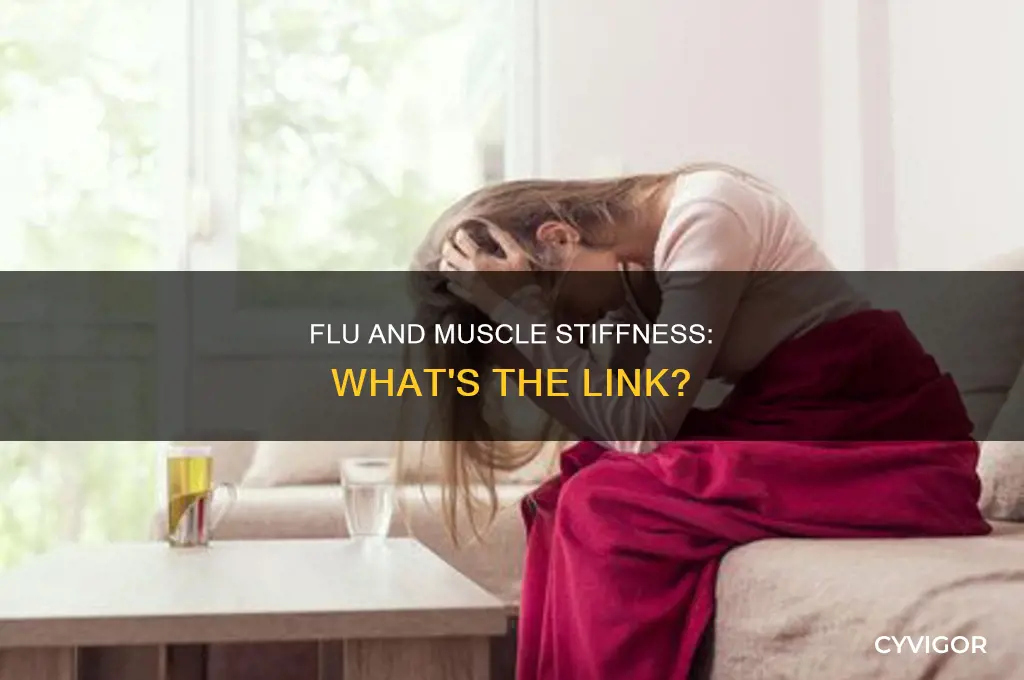 can the flu cause muscle stiffness