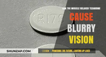 Tizanidine: Blurry Vision Side Effect?
