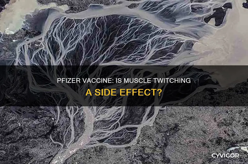 can the pfizer vaccine cause muscle twitching