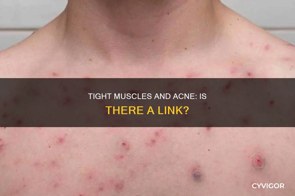 can tight muscles cause acne