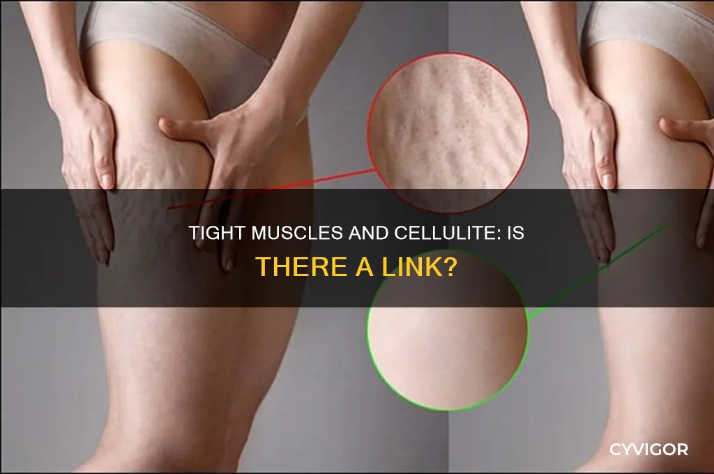 can tight muscles cause cellulite