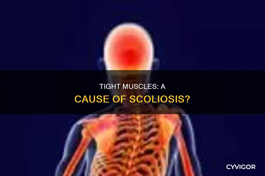 can tight muscles cause scoliosis