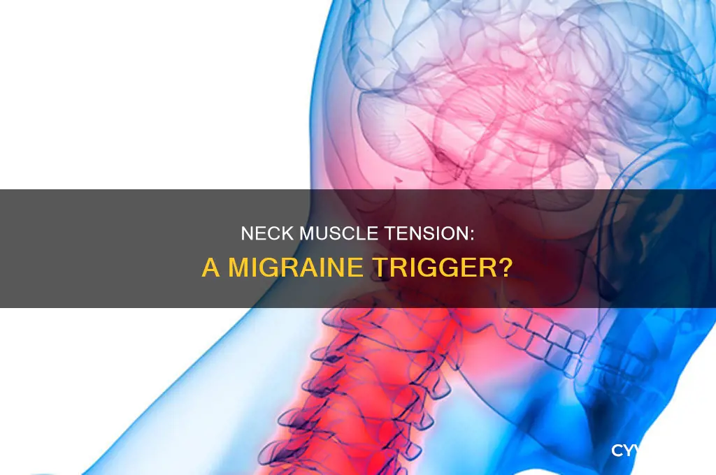 can tight muscles in neck cause migraines