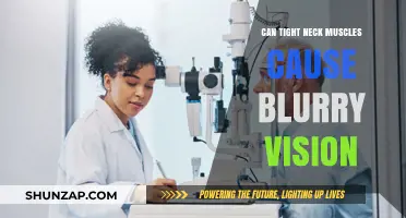 Neck Muscle Tension: Blurry Vision Culprit?