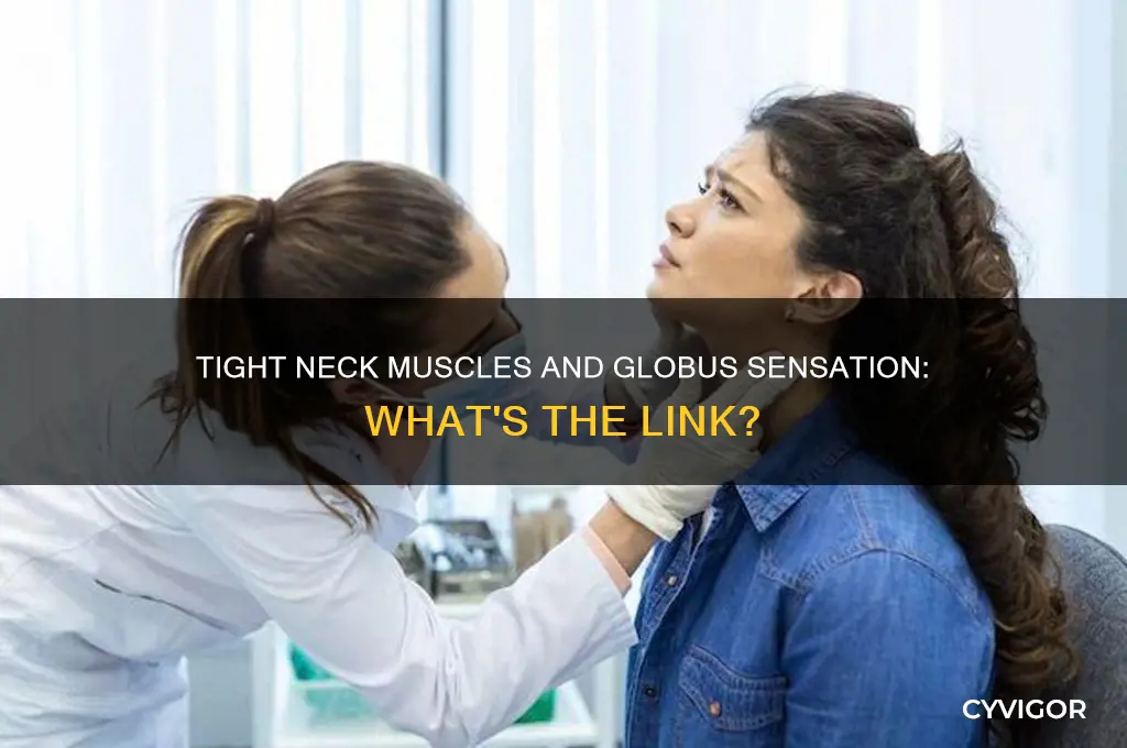 can tight neck muscles cause globus