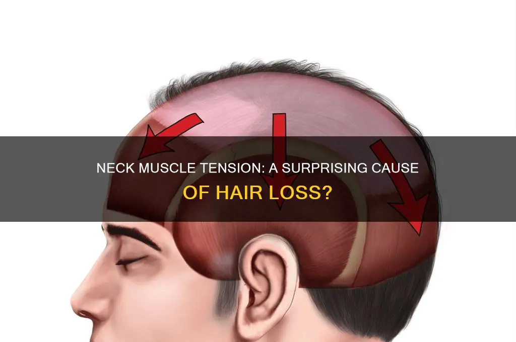 can tight neck muscles cause hair loss