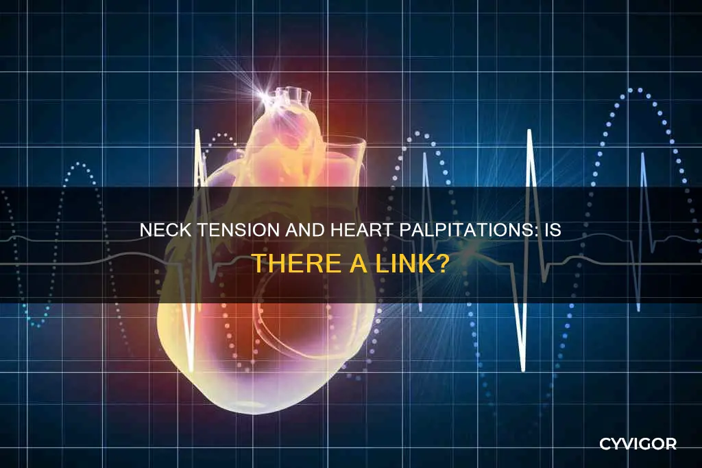 can tight neck muscles cause heart palpitations