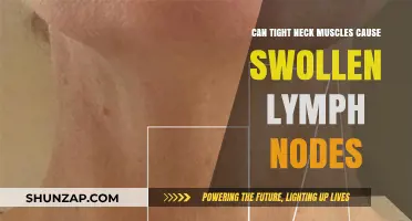 Tight Neck Muscles: Swollen Lymph Nodes Culprit?