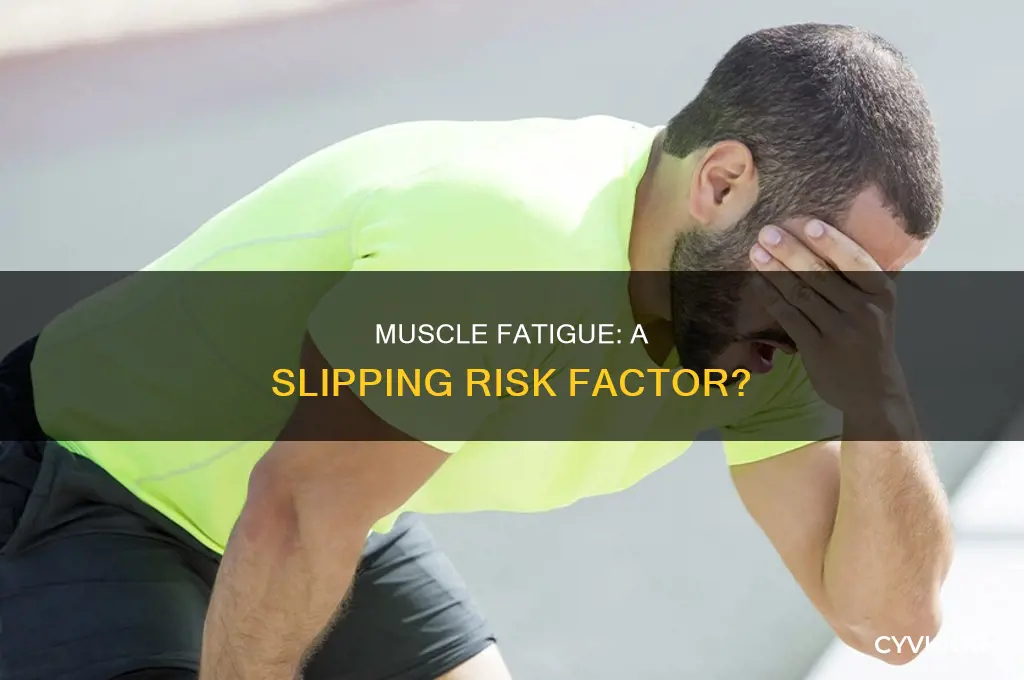 can tired muscles cause disc tobslip