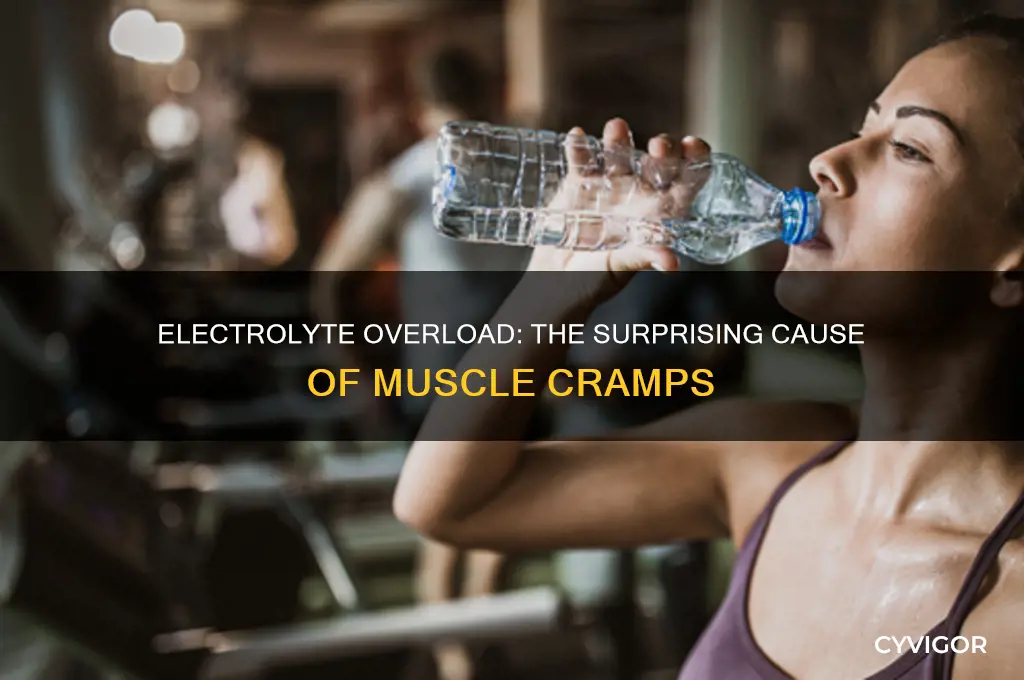 can too many electrolytes cause muscle cramps
