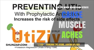 Excess Magnesium Citrate: The Muscle Ache Mystery