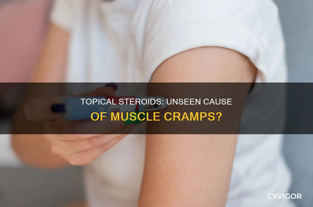 can topical steroids cause muscle cramps