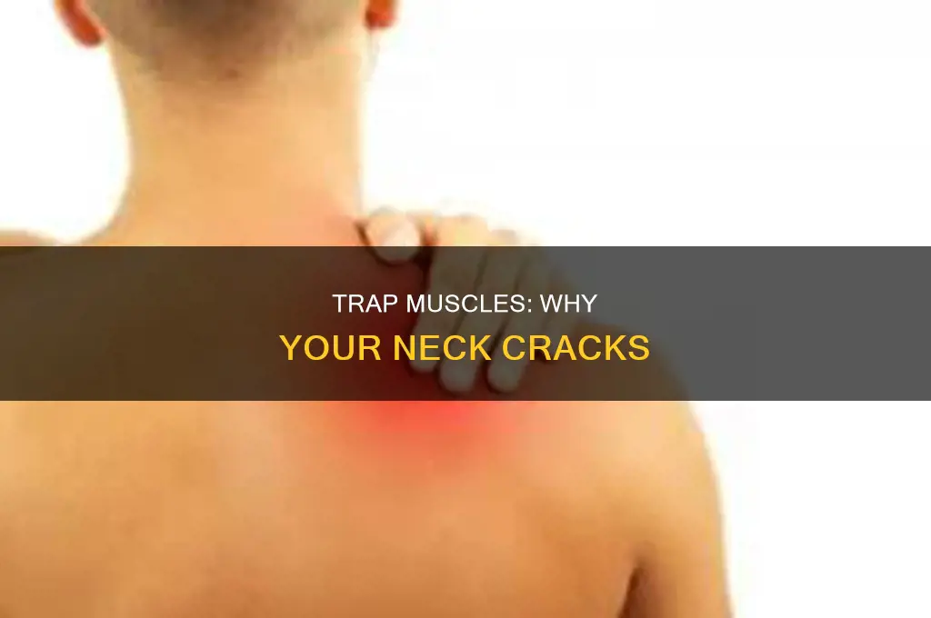 can trap muscles cause neck to crack