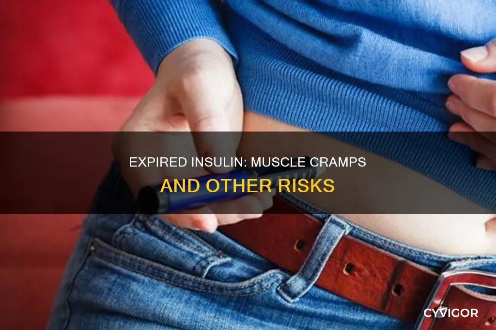 can using expired insulin cause muscle cramps