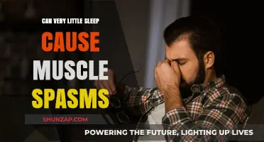 Sleep Deprivation: A Cause of Muscle Spasms?