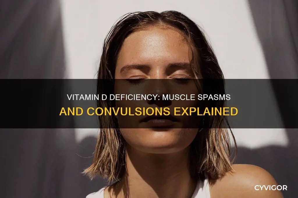 can vitamin d deficency cause muscle spasms and convulsions