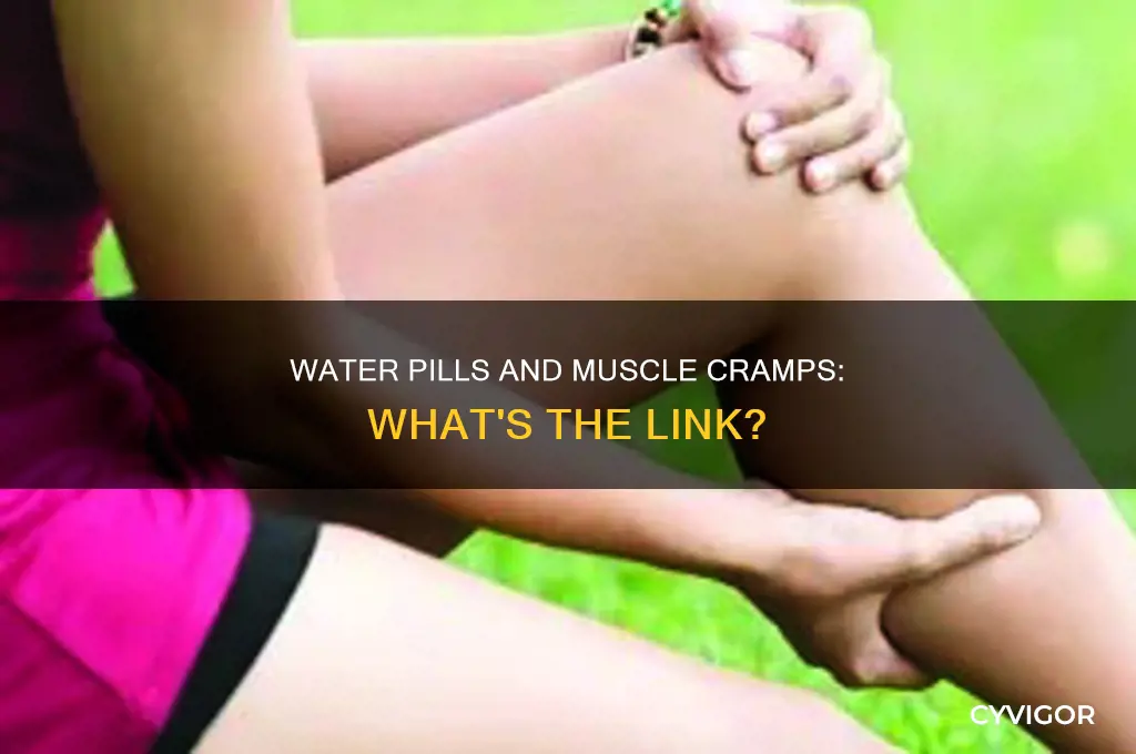 can water pills cause muscle cramps