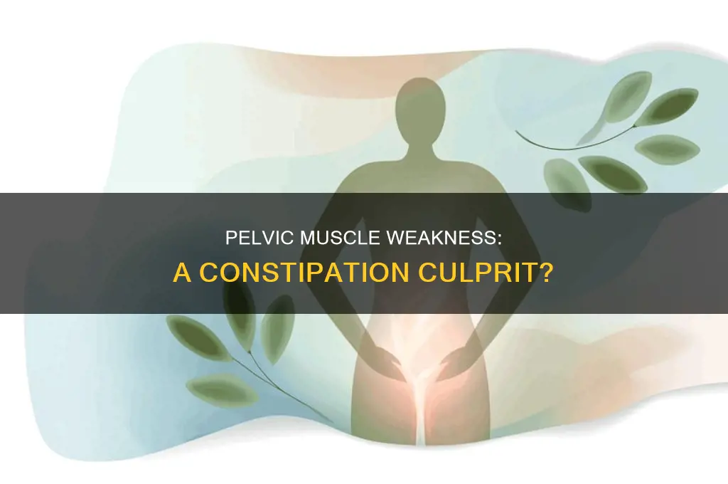can weak pelvic muscles cause constipation