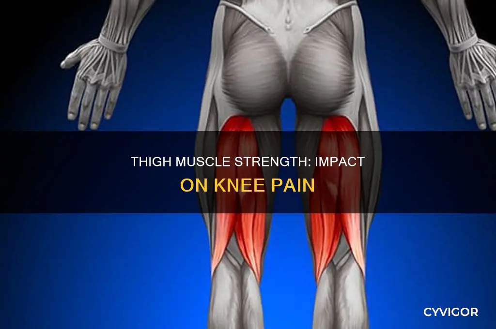 can weak thigh muscles cause knee pain