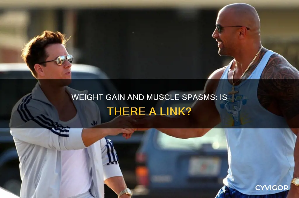 can weight gain cause muscle spasms