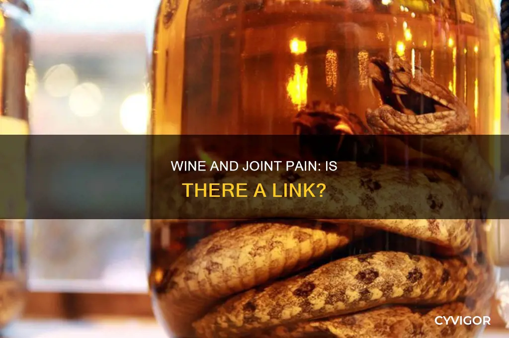 can wine cause achy joints and muscles