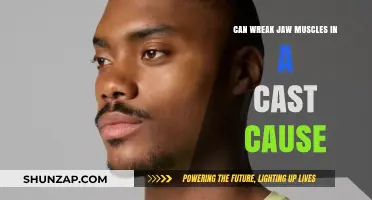Jaw Muscles in Cast: What's the Damage?
