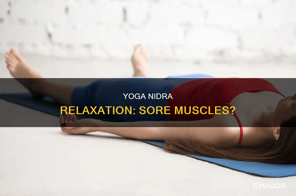 can yoga nidra cause muscle pain