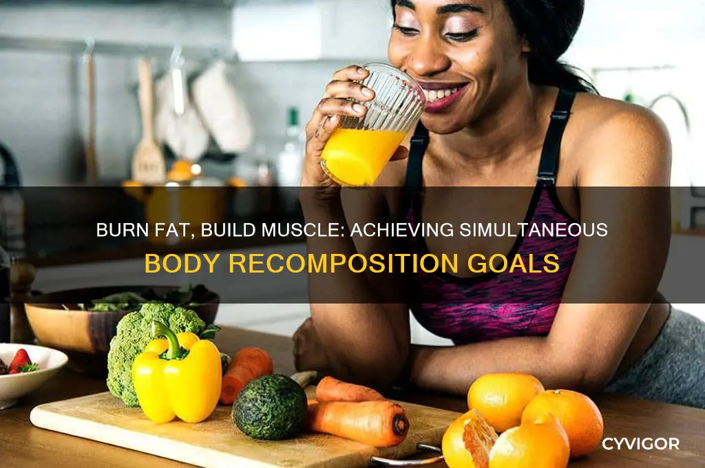 can you burn fat and gain muscle at same time