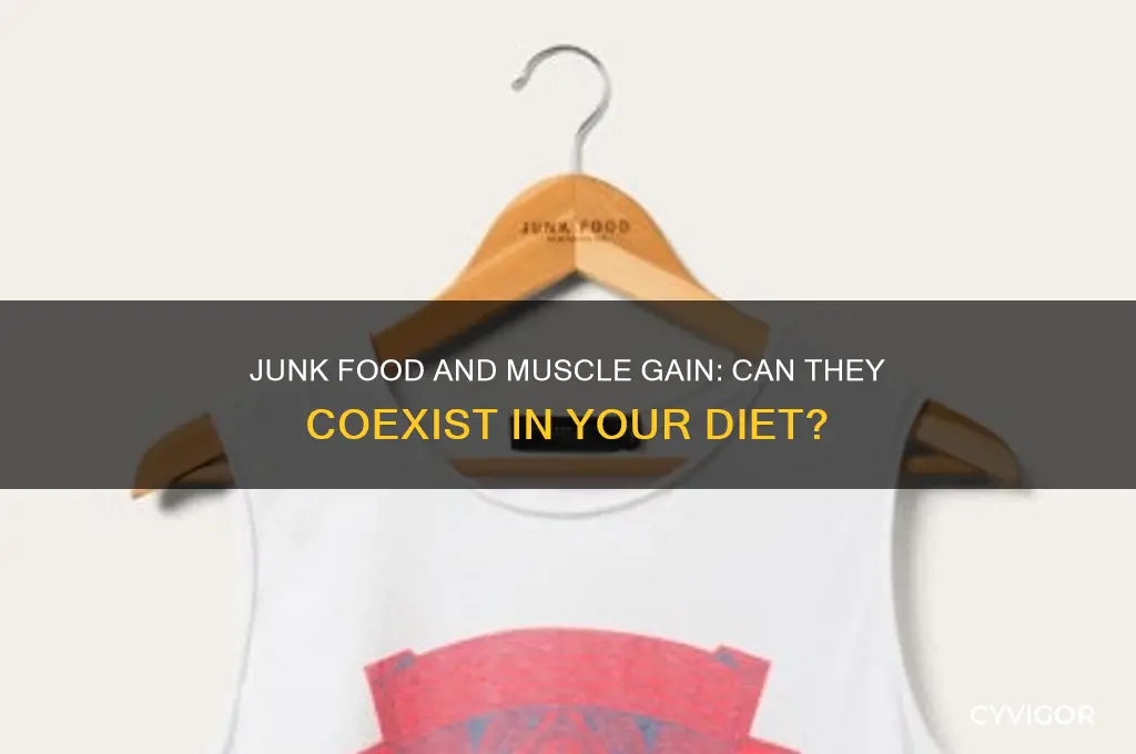 can you eat junk food and gain muscle