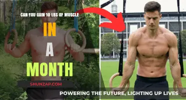 Is Gaining 10 Pounds of Muscle in a Month Realistic?