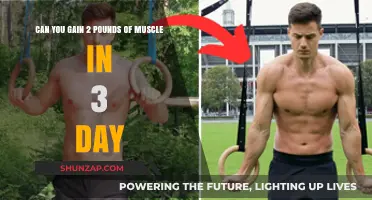 Is Gaining 2 Pounds of Muscle in 3 Days Possible?