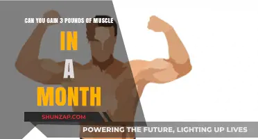 Is Gaining 3 Pounds of Muscle in a Month Realistic?