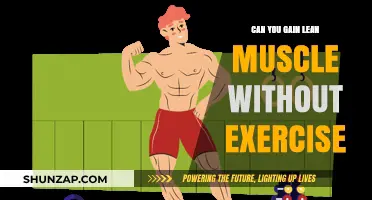 Building Lean Muscle: Is Exercise-Free Growth a Real Possibility?