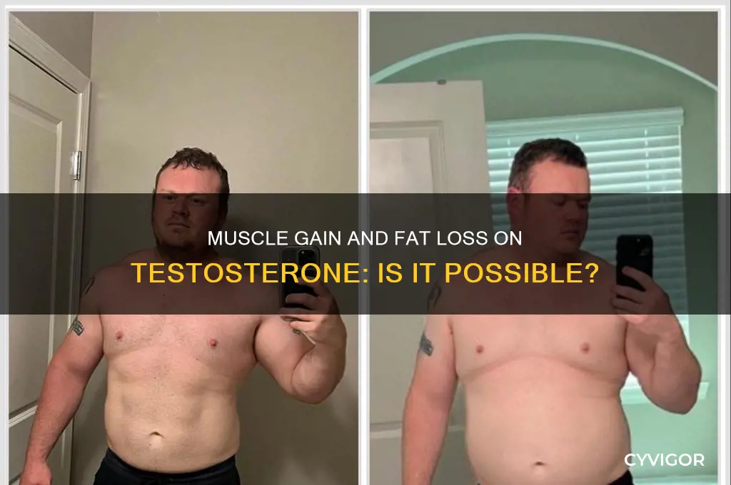 can you gain muscle and lose fat on testosterone