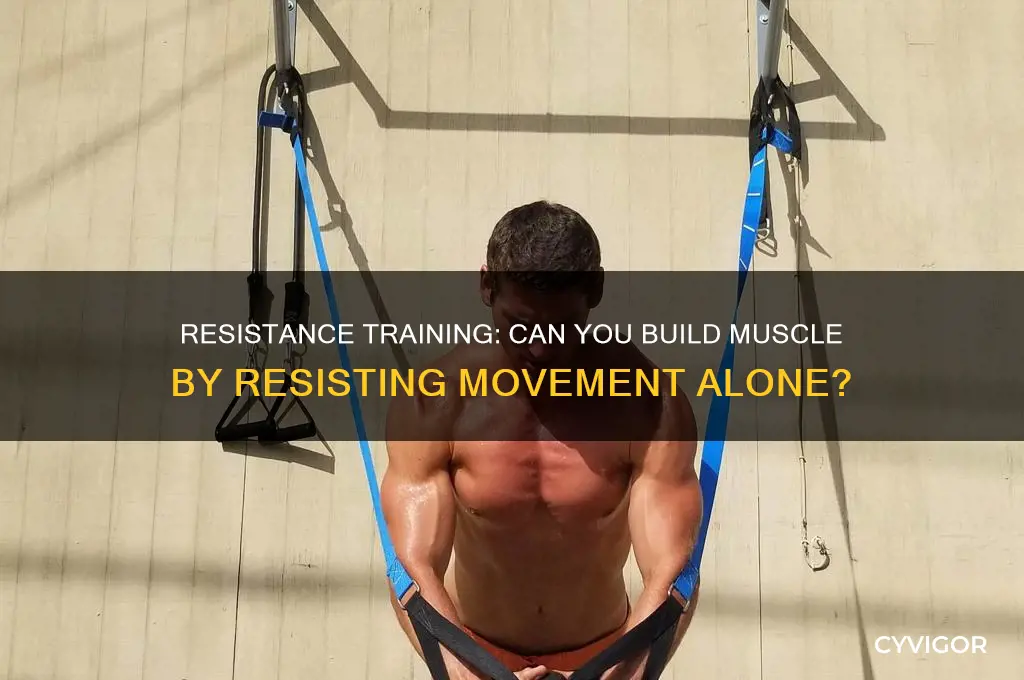 can you gain muscle by just resisting a movement