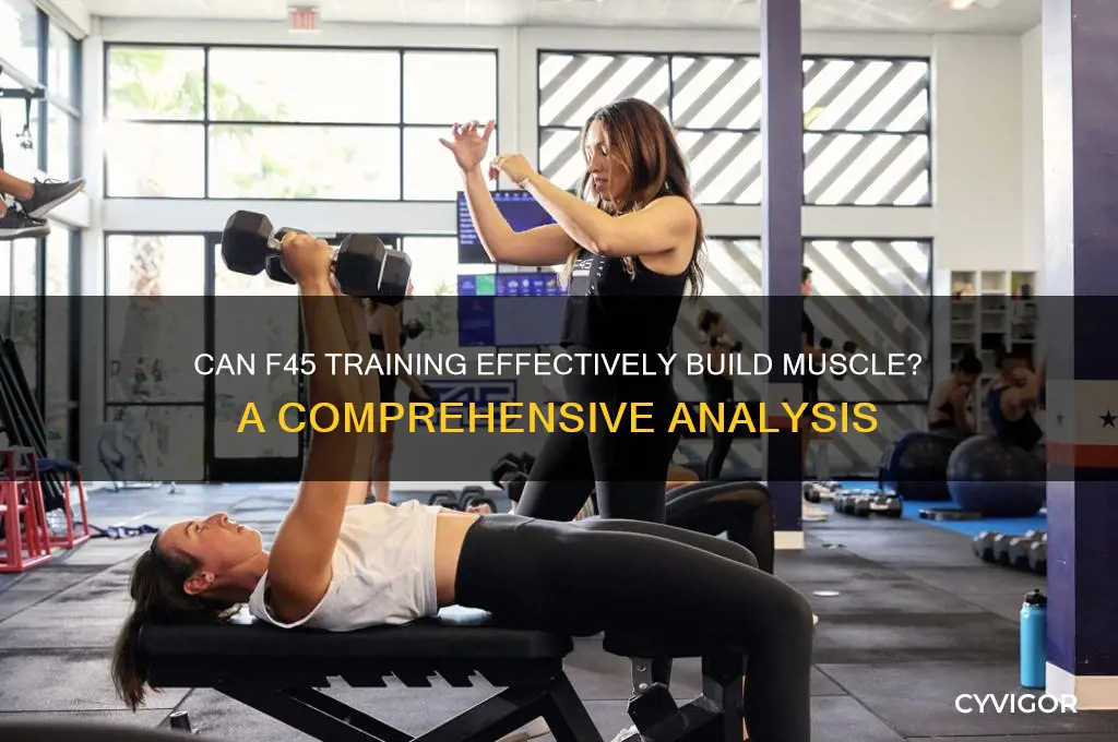can you gain muscle doing f45
