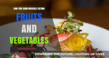 Building Muscle Naturally: The Power of Fruits and Vegetables
