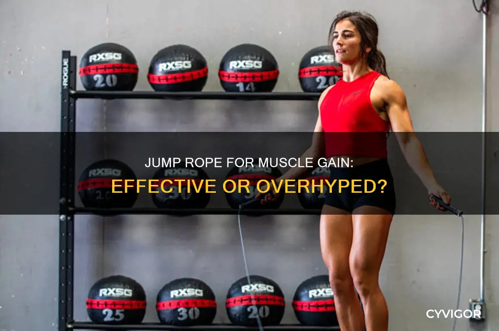 can you gain muscle from jumping rope